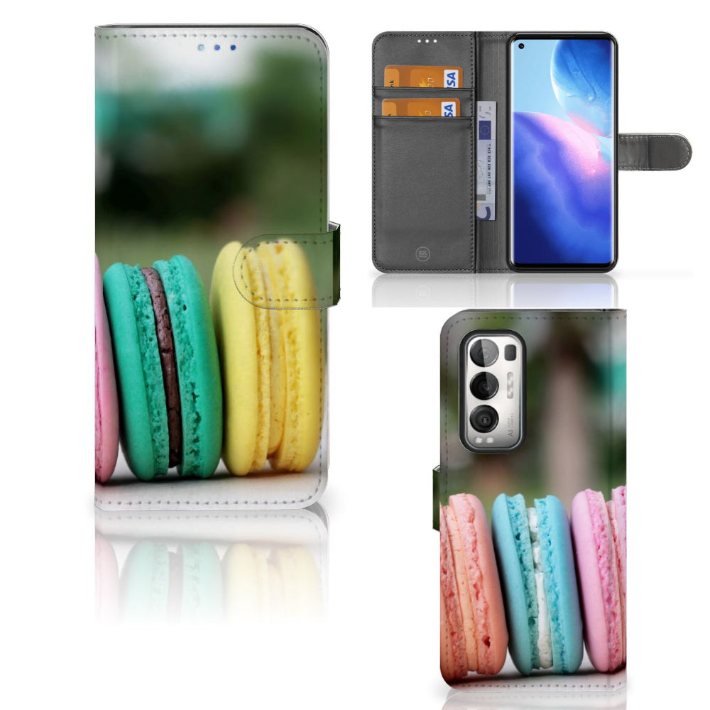 OPPO Find X3 Neo 5G Book Cover Macarons