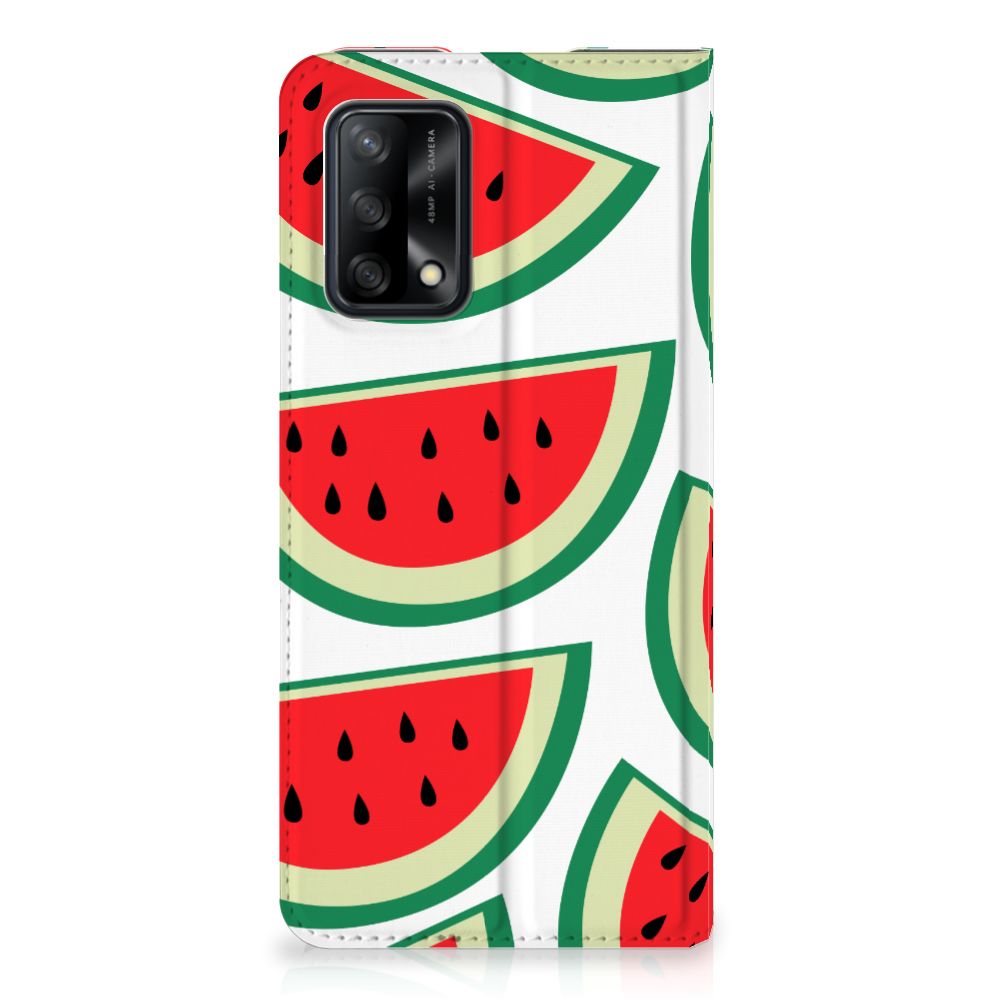 OPPO A74 4G Flip Style Cover Watermelons - B2C Telecom