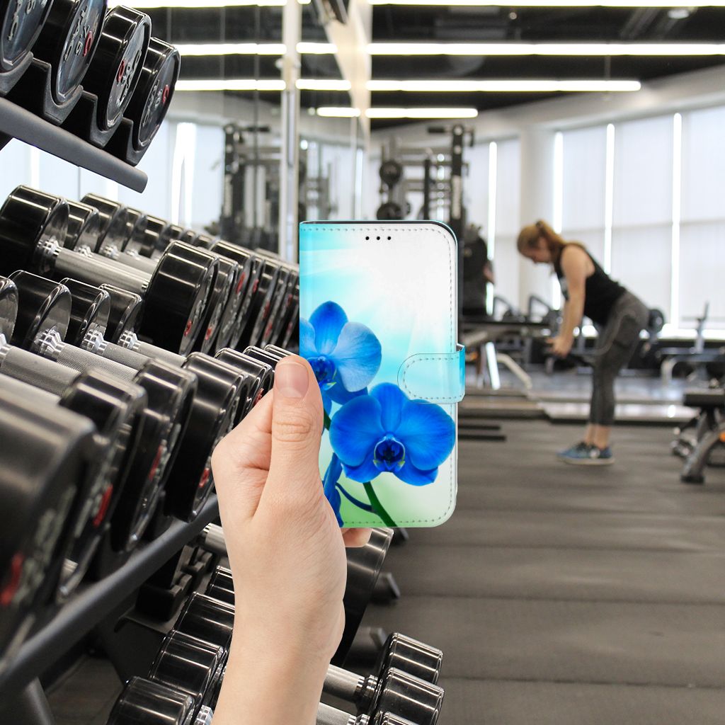 iPhone 13 Pro Hoesje Orchidee Blauw - Cadeau voor je Moeder