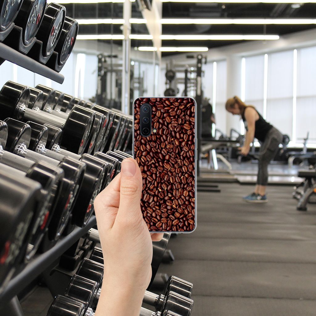 OnePlus Nord CE 5G Siliconen Case Koffiebonen B2C Telecom