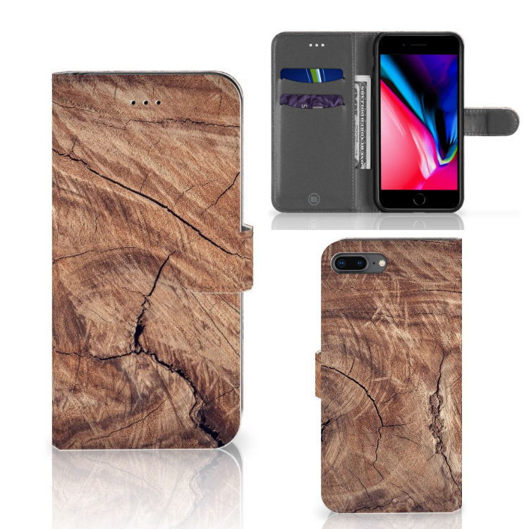 Apple iPhone 7 Plus | 8 Plus Book Style Case Tree Trunk