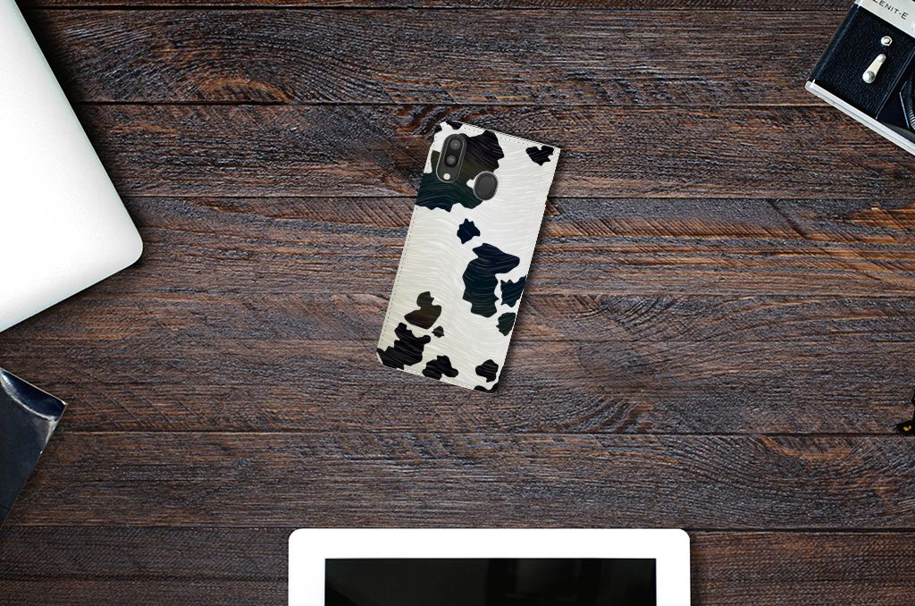 Samsung Galaxy M20 Hoesje maken Koeienvlekken