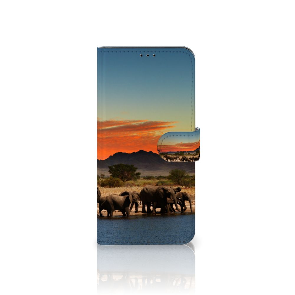 Sony Xperia 1 III Telefoonhoesje met Pasjes Olifanten