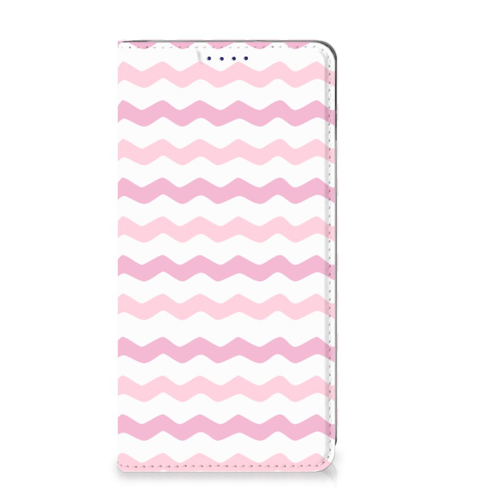 Samsung Galaxy S10 Hoesje met Magneet Waves Roze