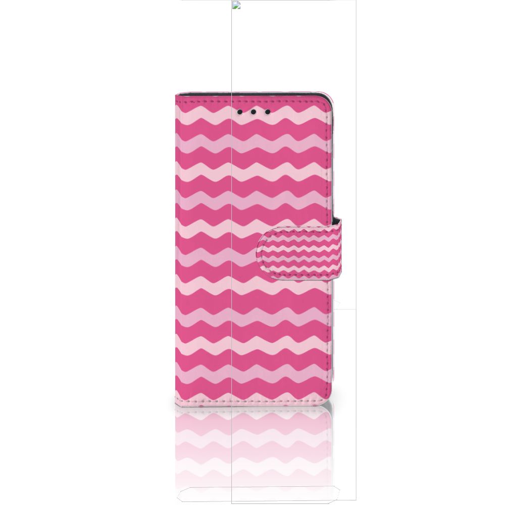 Huawei Ascend P8 Lite Telefoon Hoesje Waves Pink
