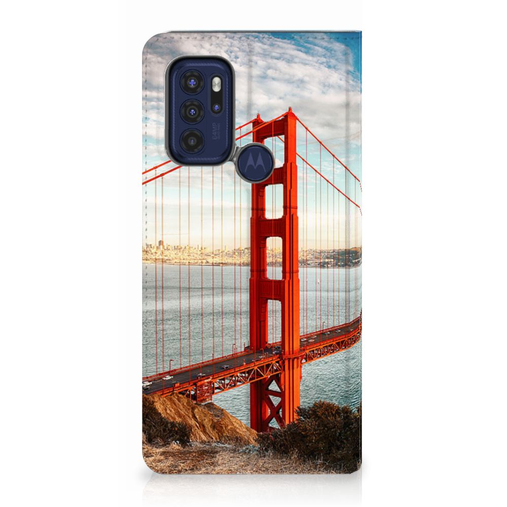 Motorola Moto G60s Book Cover Golden Gate Bridge - B2C Telecom