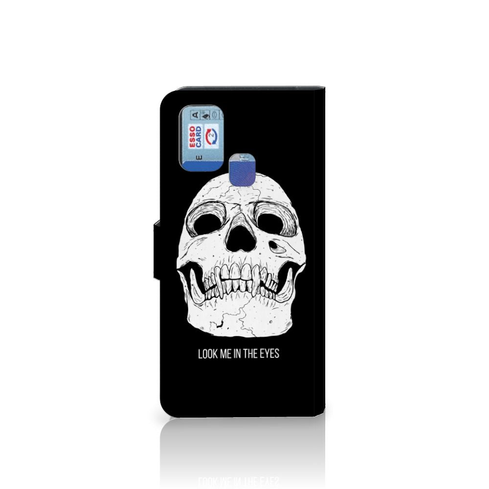 Telefoonhoesje met Naam Samsung Galaxy M31 Skull Eyes