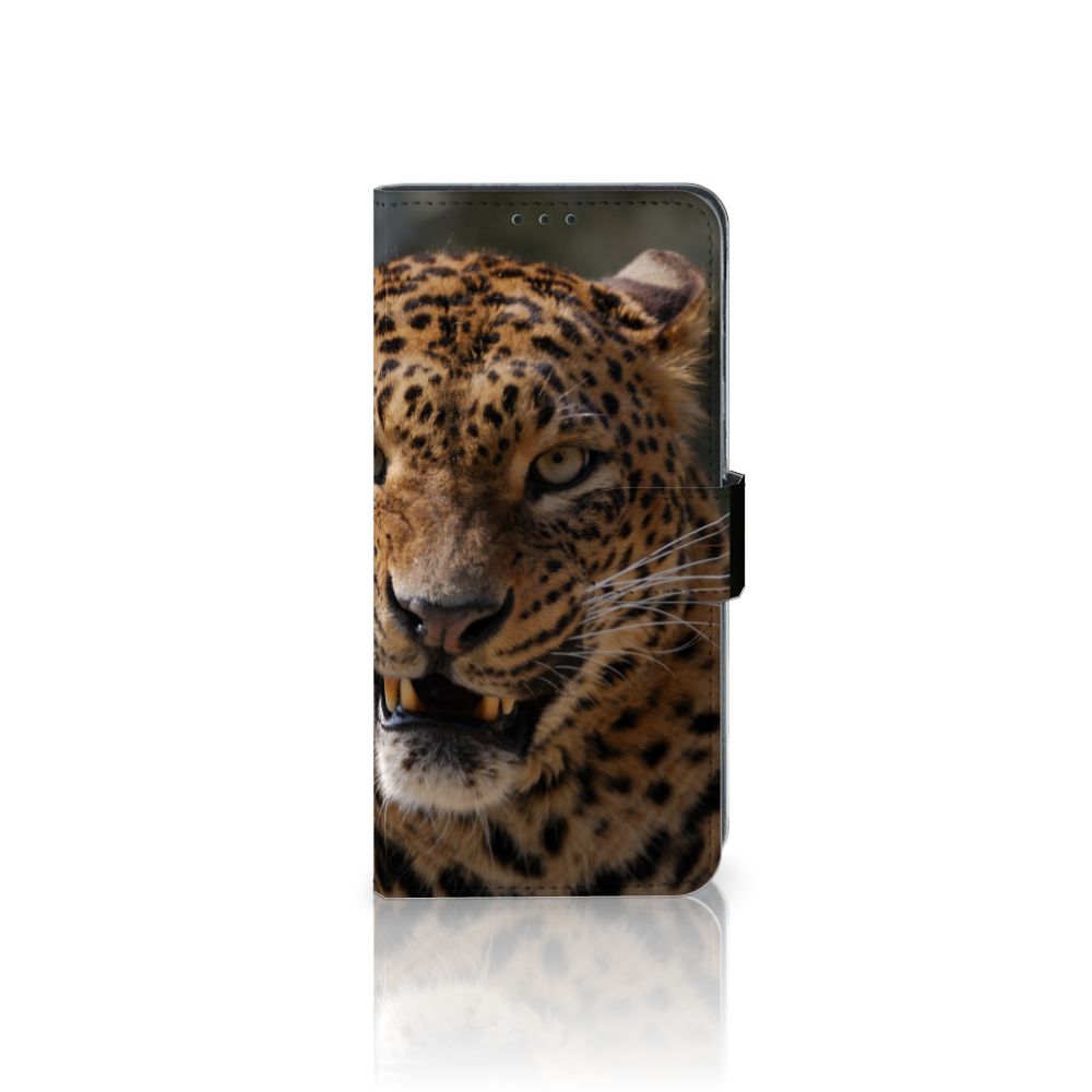 OPPO A91 | Reno3 Telefoonhoesje met Pasjes Luipaard