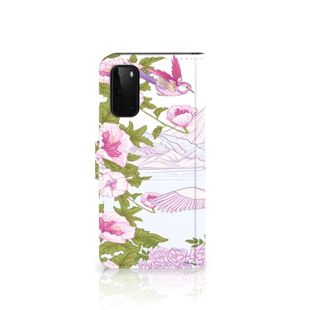 Samsung Galaxy S20 Telefoonhoesje met Pasjes Bird Standing