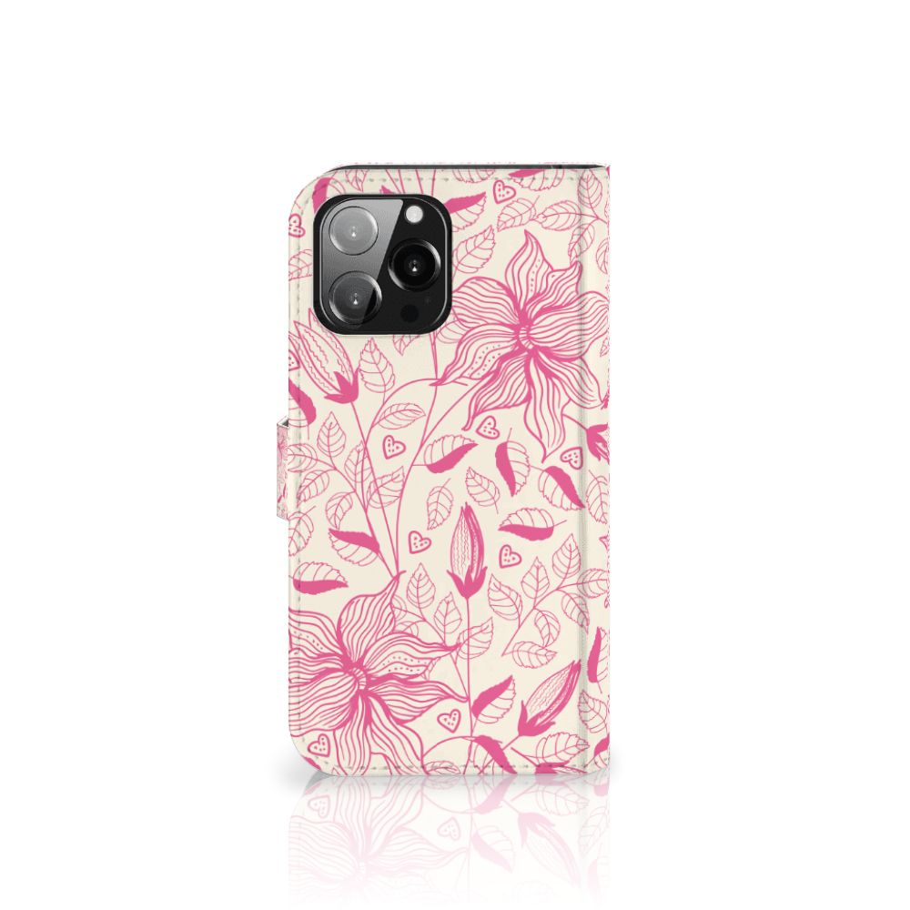 iPhone 13 Pro Max Hoesje Pink Flowers