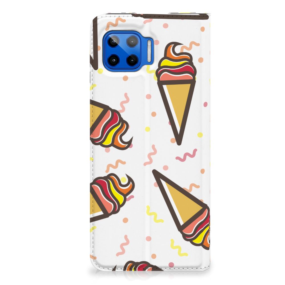 Motorola Moto G 5G Plus Flip Style Cover Icecream - B2C Telecom