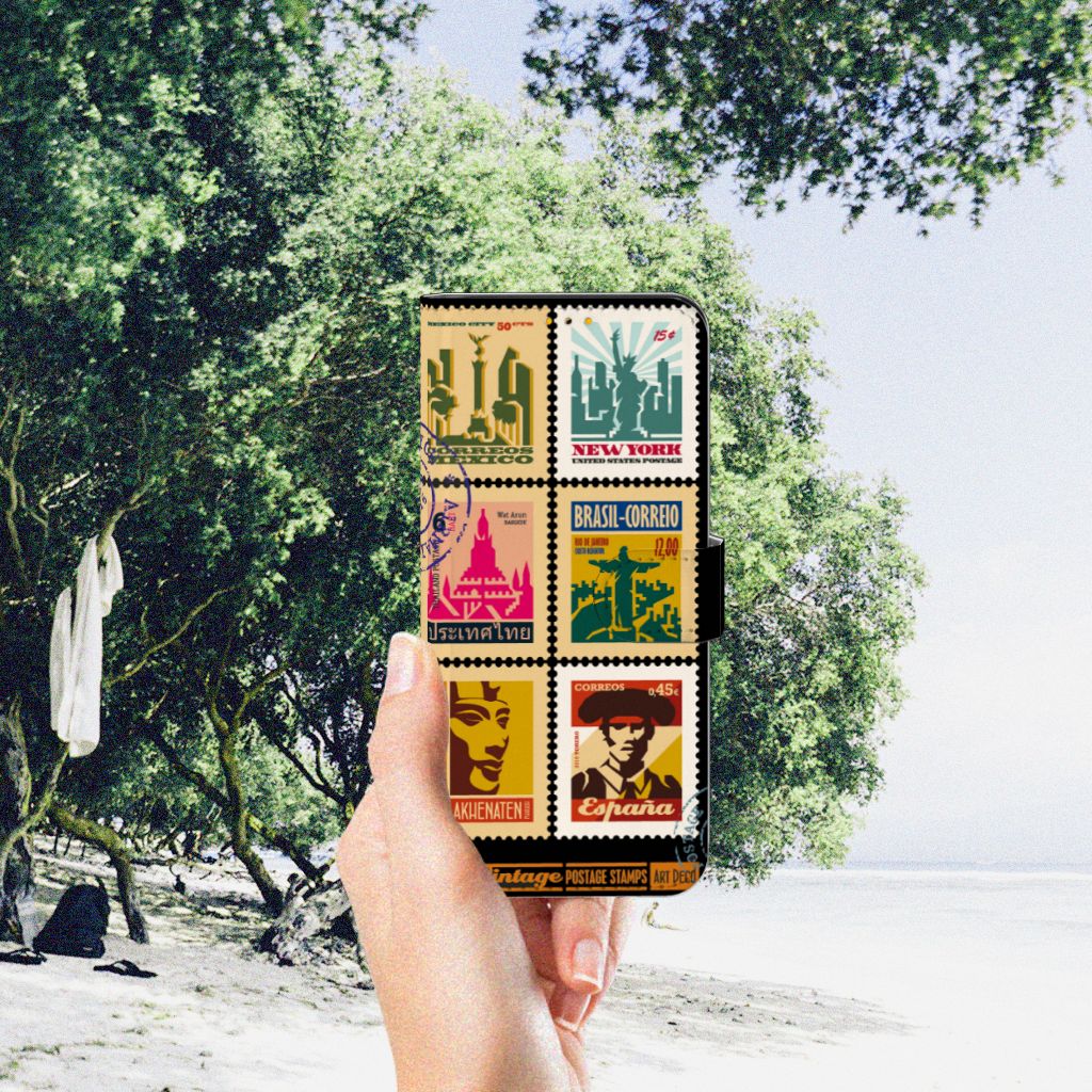 Samsung Galaxy M52 Flip Cover Postzegels