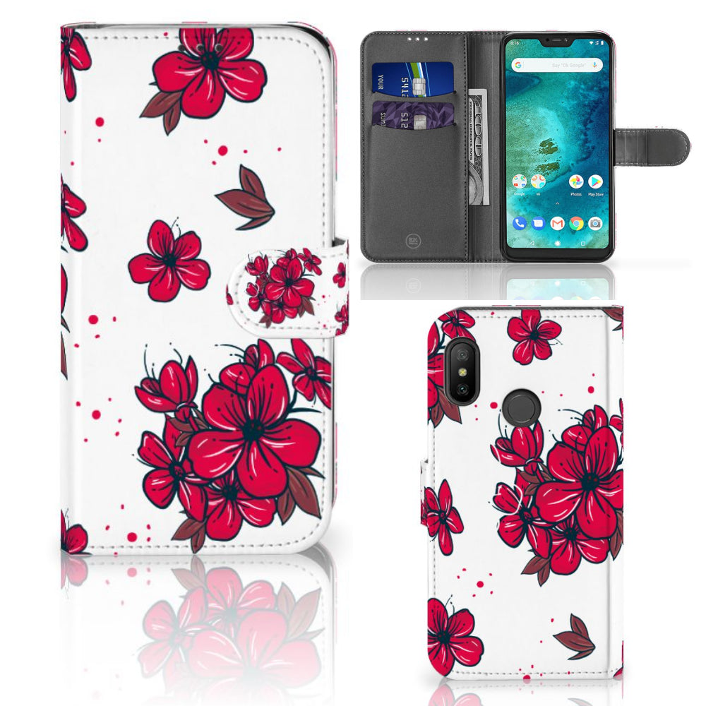 Xiaomi Mi A2 Lite Hoesje Blossom Red