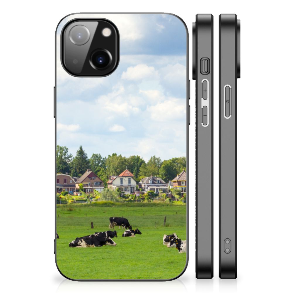 Apple iPhone 13/14 Dierenprint Telefoonhoesje Koeien