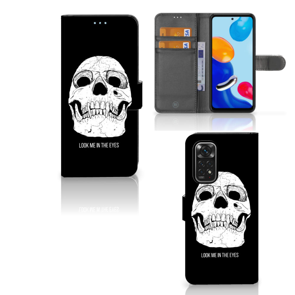 Telefoonhoesje met Naam Xiaomi Redmi Note 11/11S Skull Eyes