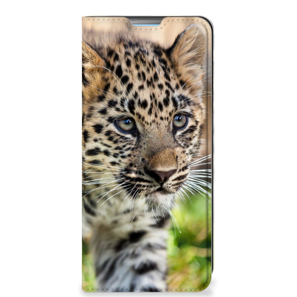 OPPO A74 4G Hoesje maken Baby Luipaard - B2C Telecom
