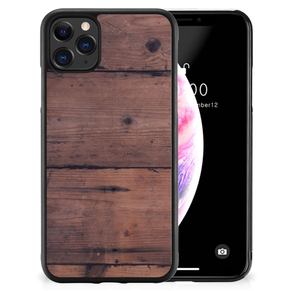 Apple iPhone 11 Pro Max Grip Case Old Wood