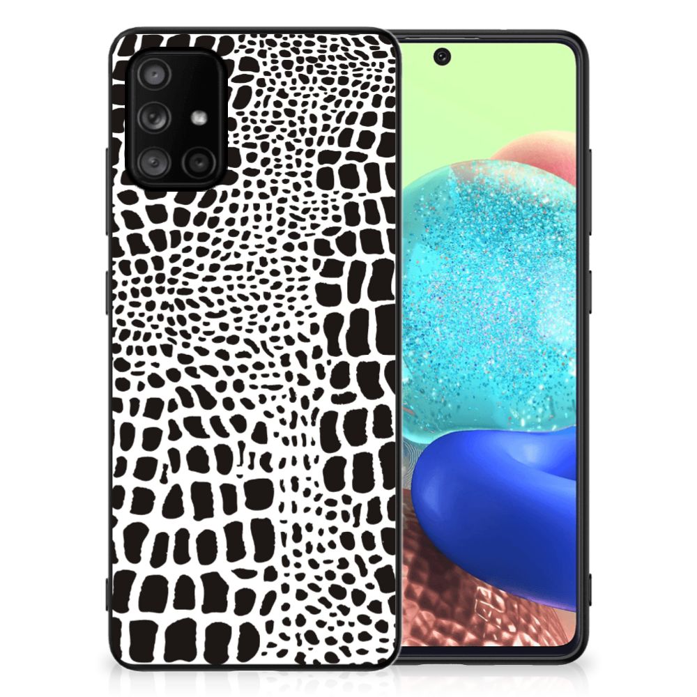 Samsung Galaxy A71 Dierenprint Telefoonhoesje Slangenprint