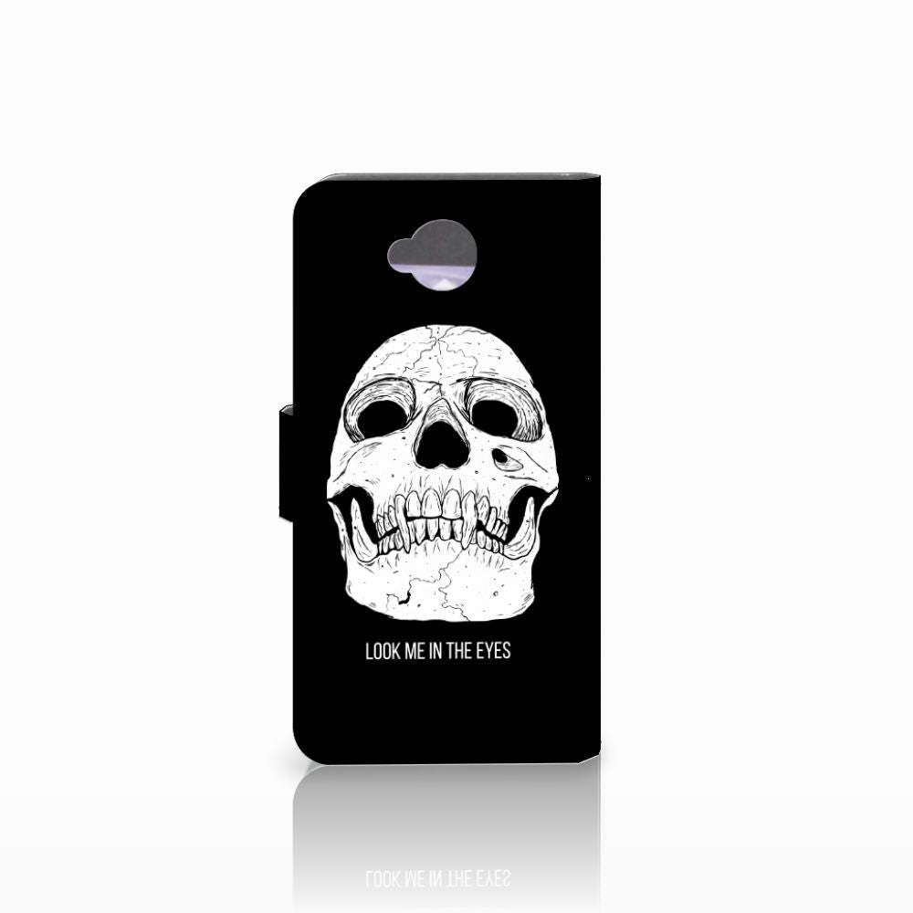 Telefoonhoesje met Naam Microsoft Lumia 650 Skull Eyes