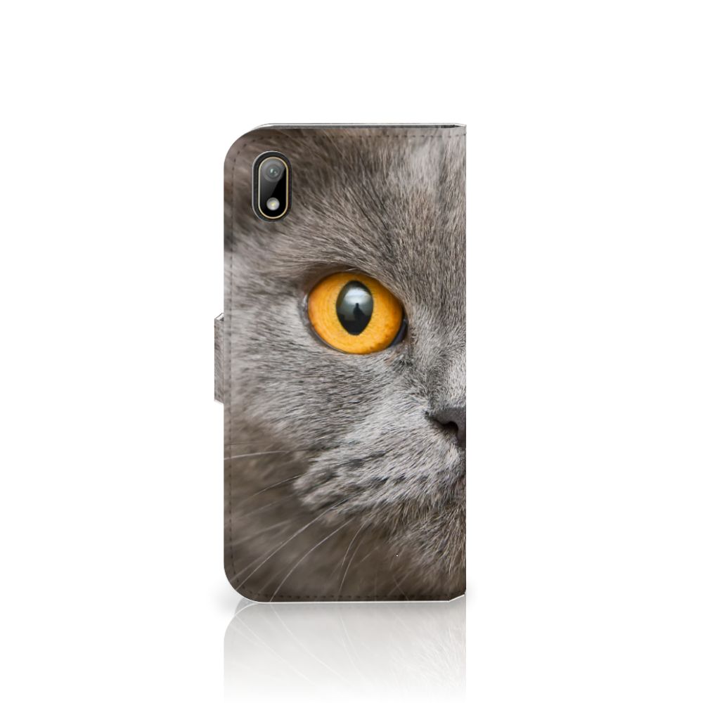 Telefoonhoesje met Pasjes Huawei Y5 (2019) Britse Korthaar