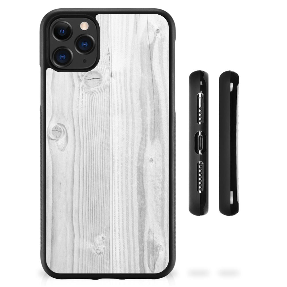 Apple iPhone 11 Pro Max Grip Case White Wood B2C Telecom