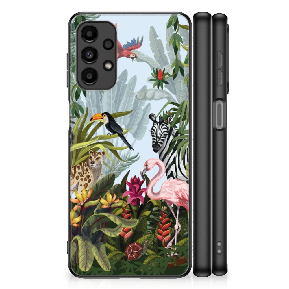 Dierenprint Telefoonhoesje voor Samsung Galaxy A13 4G Jungle B2C Telecom