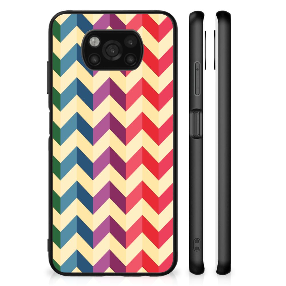 Xiaomi Poco X3 | X3 Pro Back Case Zigzag Multi Color