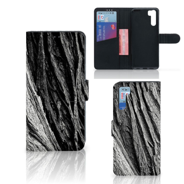 Book Style Case OPPO A91 | Reno3 Boomschors Grijs