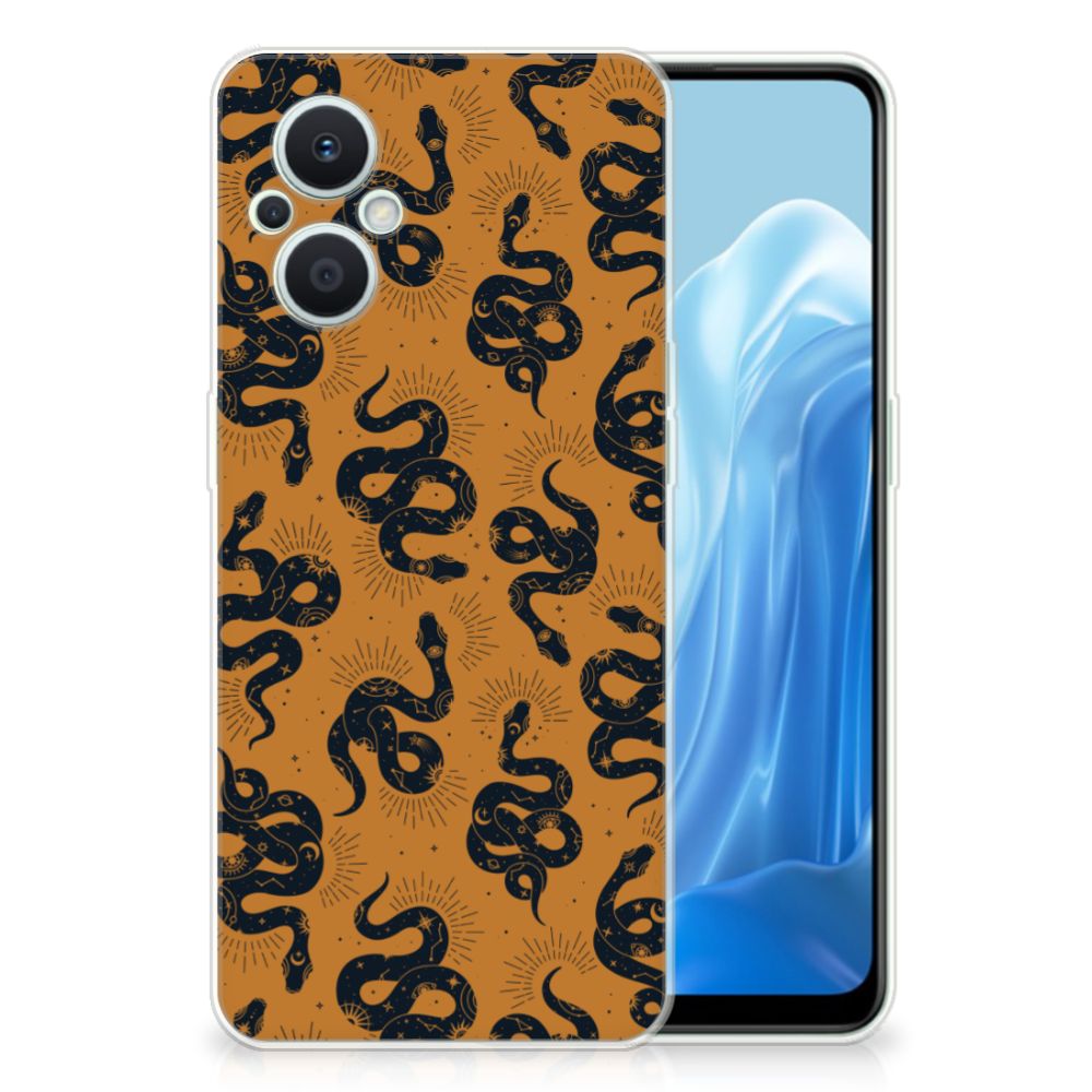 TPU Hoesje voor OPPO Reno8 Lite Snakes B2C Telecom