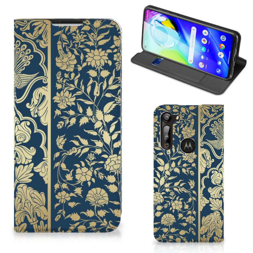 Motorola Moto G8 Power Smart Cover Beige Flowers - B2C Telecom