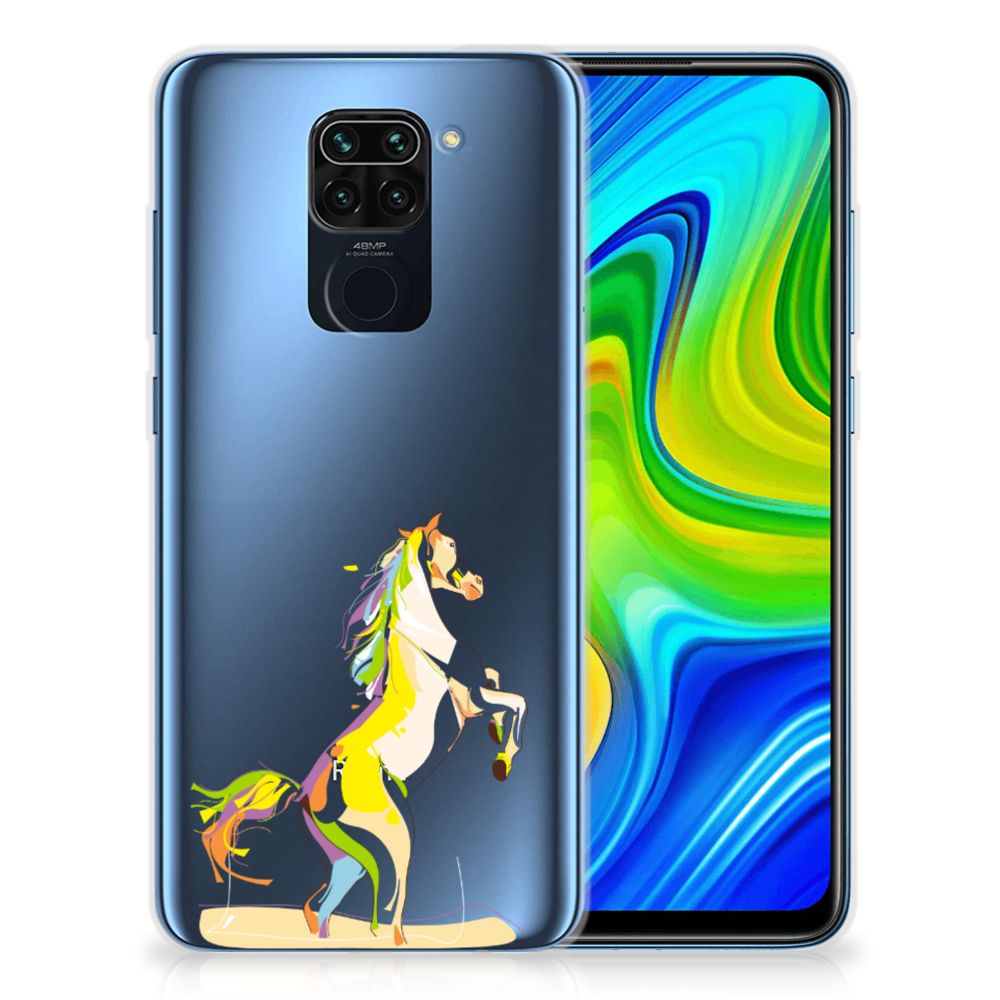 Xiaomi Redmi Note9 Telefoonhoesje met Naam Horse Color B2C Telecom