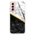 Samsung Galaxy S21 FE Anti-Shock Hoesje Marmer Wit Zwart - Origineel Cadeau Man B2C Telecom