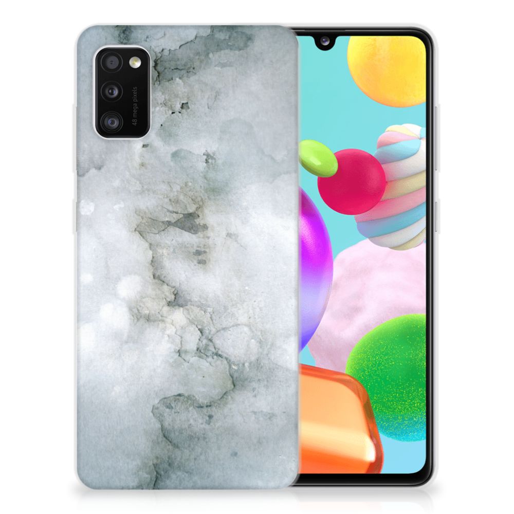 Hoesje maken Samsung Galaxy A41 Painting Grey B2C Telecom