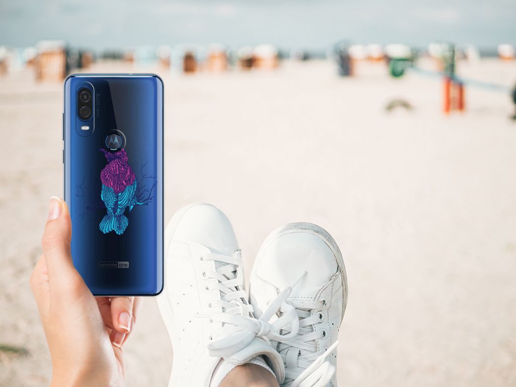 Motorola One Vision Telefoonhoesje met Naam Merel