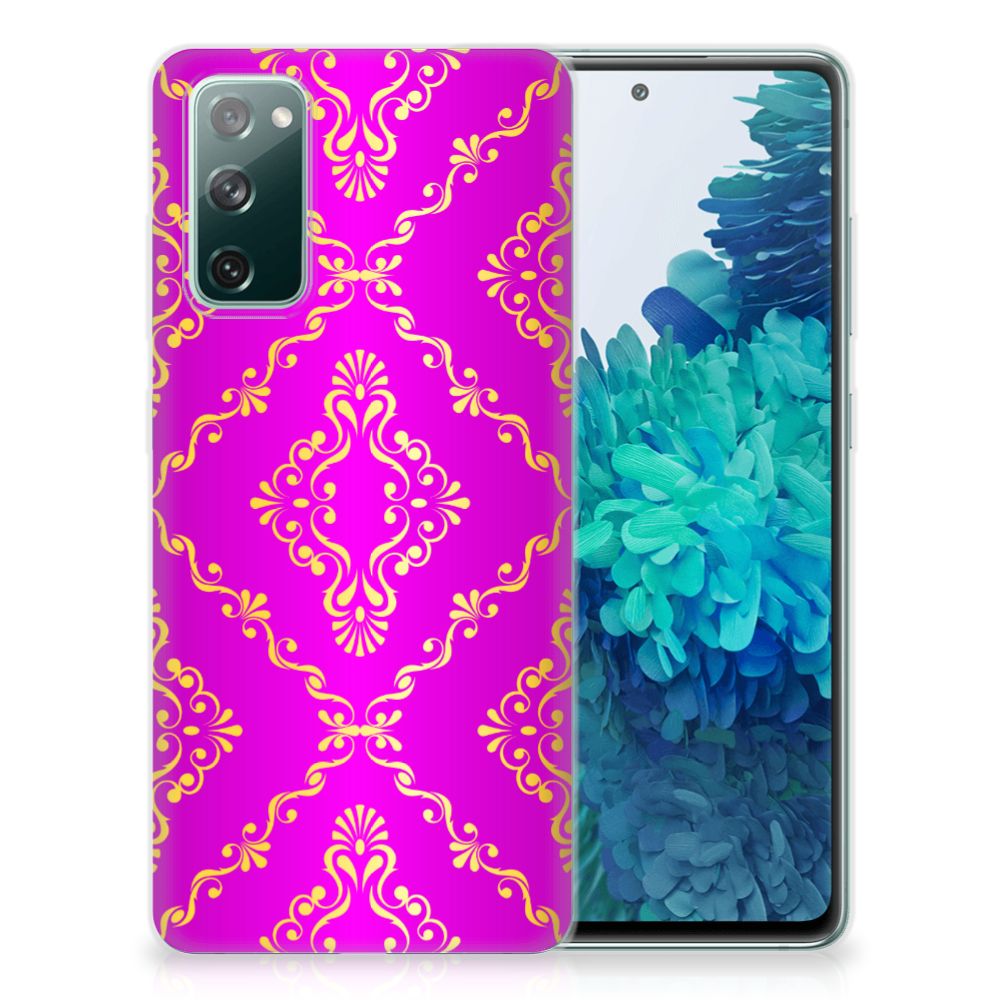 Siliconen Hoesje Samsung Galaxy S20 FE Barok Roze B2C Telecom