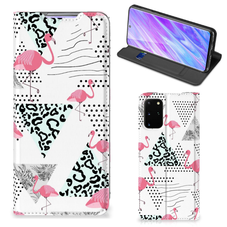 Samsung Galaxy S20 Plus Hoesje maken Flamingo Triangle - B2C Telecom