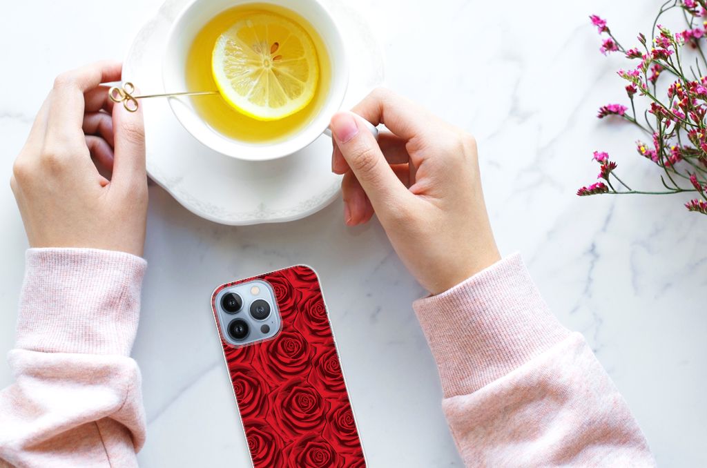 Apple iPhone 13 Pro TPU Case Red Roses B2C Telecom