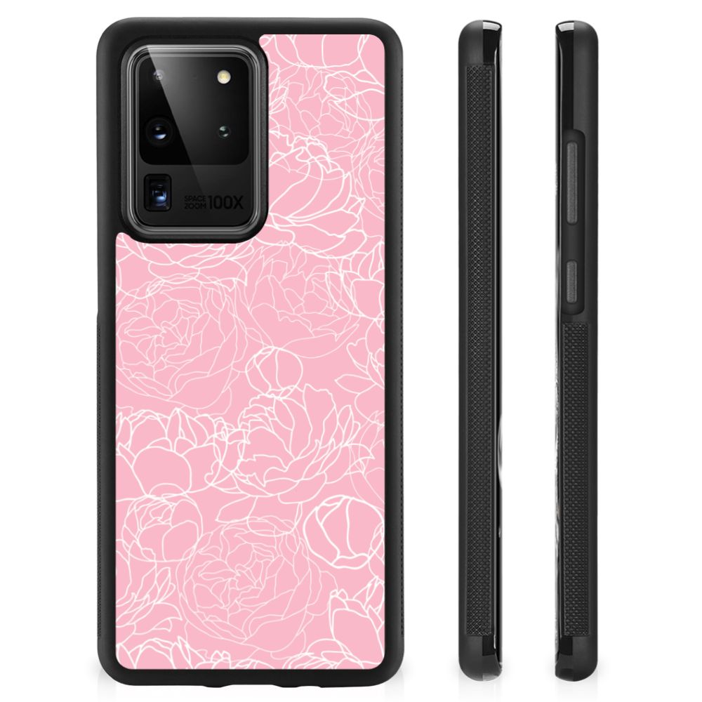 Samsung Galaxy S20 Ultra Skin Case White Flowers B2C Telecom