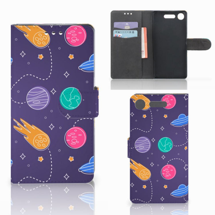 Sony Xperia XZ1 Wallet Case met Pasjes Space