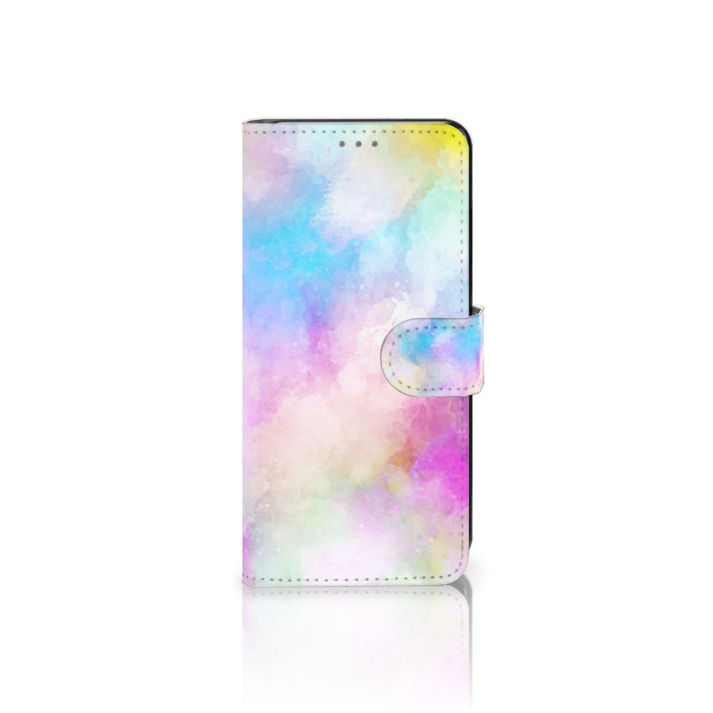 Hoesje Motorola Edge 30 Neo Watercolor Light in pastel colors with a unique watercolor design.