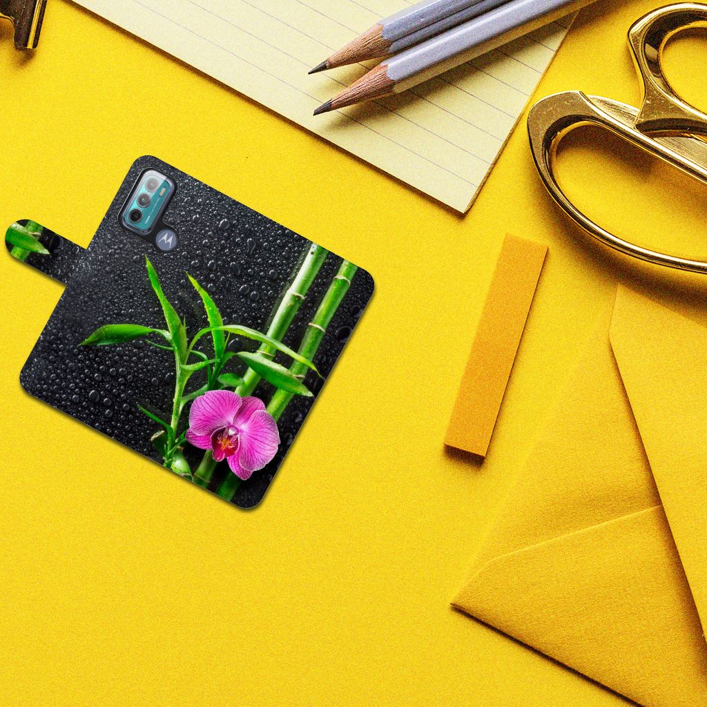 Motorola Moto G60 Hoesje Orchidee
