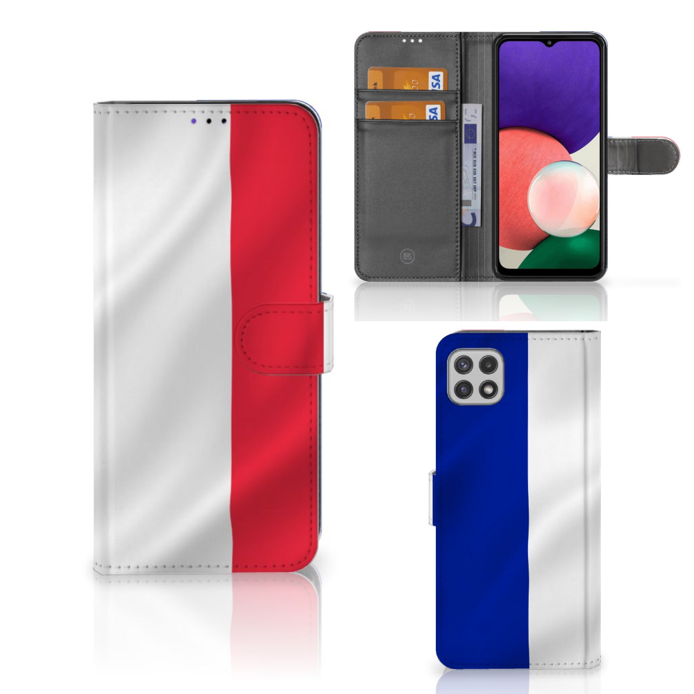 Samsung Galaxy A22 5G Bookstyle Case Frankrijk