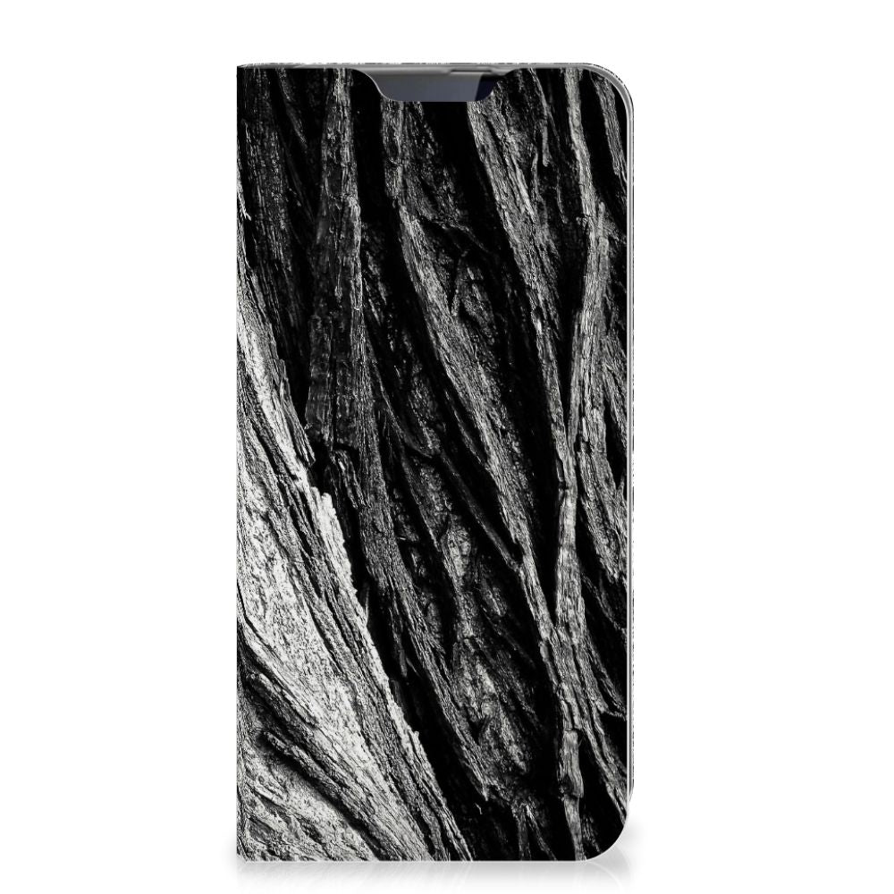 Book Wallet Case Samsung Galaxy A60 Boomschors Grijs