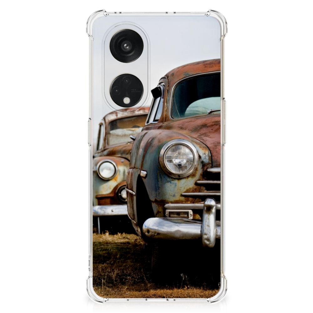 OPPO Reno8 T 5G Anti-shock Hoesje met foto Vintage Auto B2C Telecom
