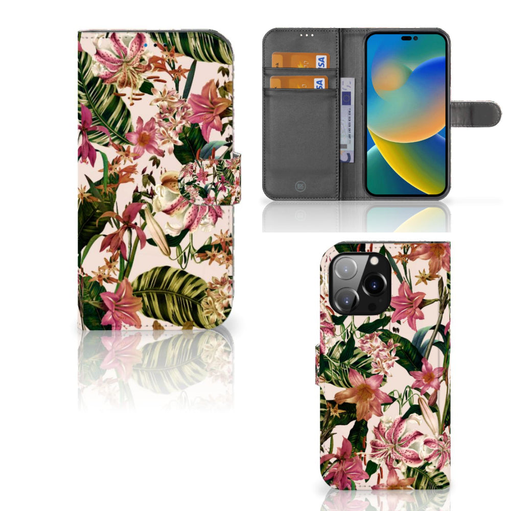 iPhone 14 Pro Max Hoesje Flowers