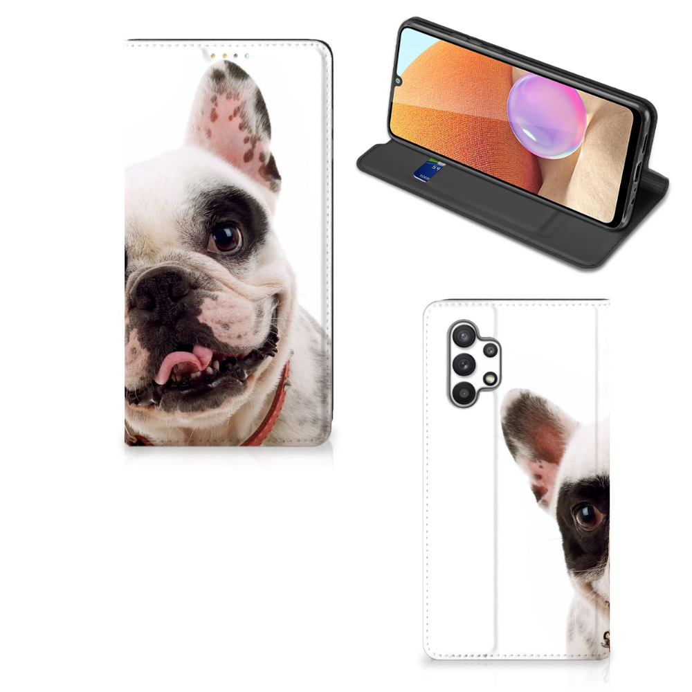 Samsung Galaxy A32 4G | A32 5G Enterprise Editie Hoesje maken Franse Bulldog - B2C Telecom