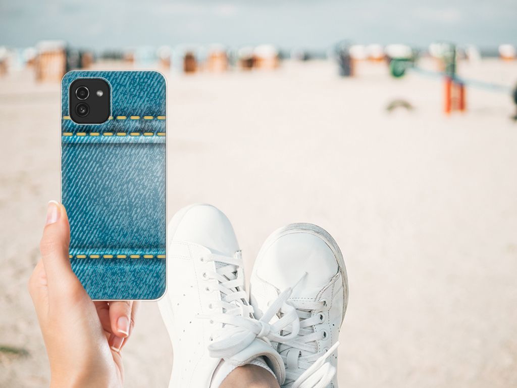Samsung Galaxy A03 Silicone Back Cover Jeans B2C Telecom