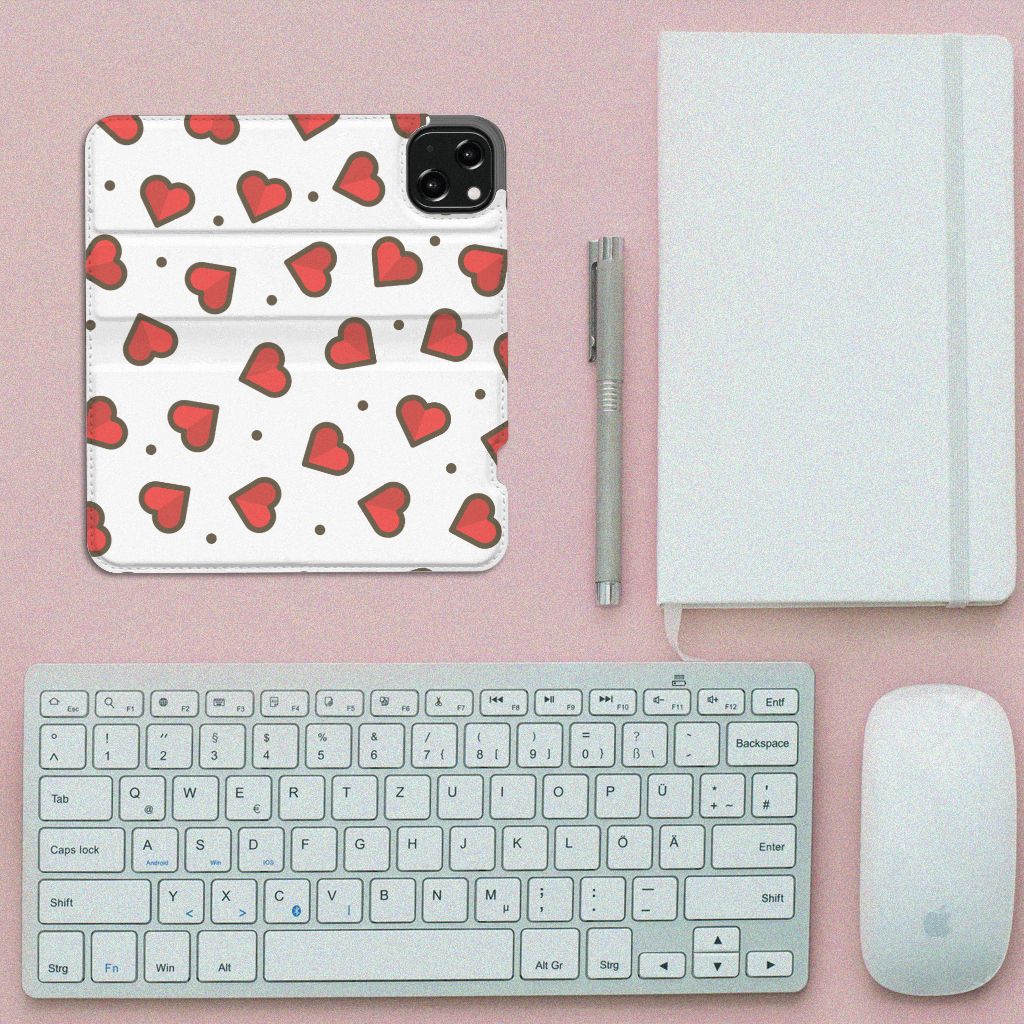 iPhone 13 Hoesje met Magneet Hearts