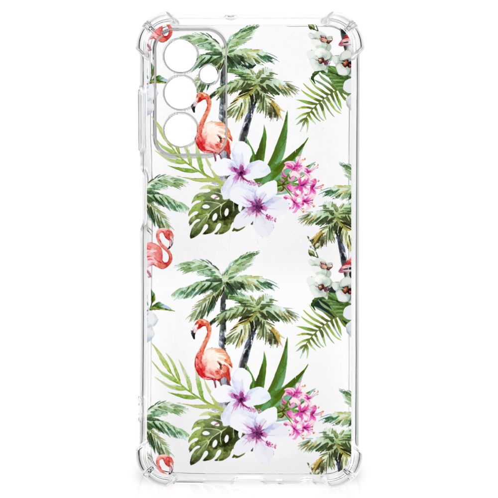 Samsung Galaxy M13 4G | M23 Case Anti-shock Flamingo Palms B2C Telecom