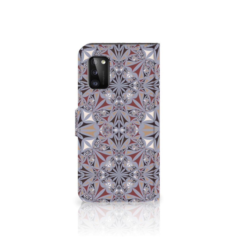 Samsung Galaxy A41 Bookcase Flower Tiles